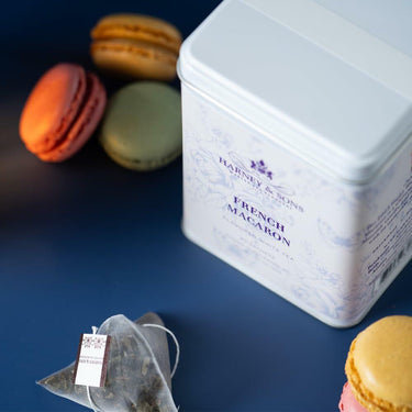 Harney & Sons French Macaron, White Tea, 20 sachet tin